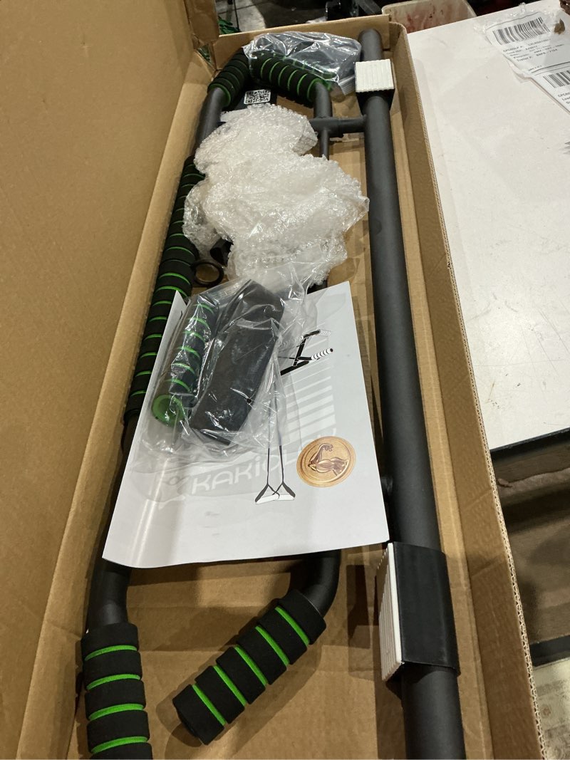 Condition photo showing Good Condition for new upgrade pull up bar for doorway - foldable design & space-saving, upto 440 lbs capacity, no screwing or slipping - usa original patent, designed, shipped, warranty