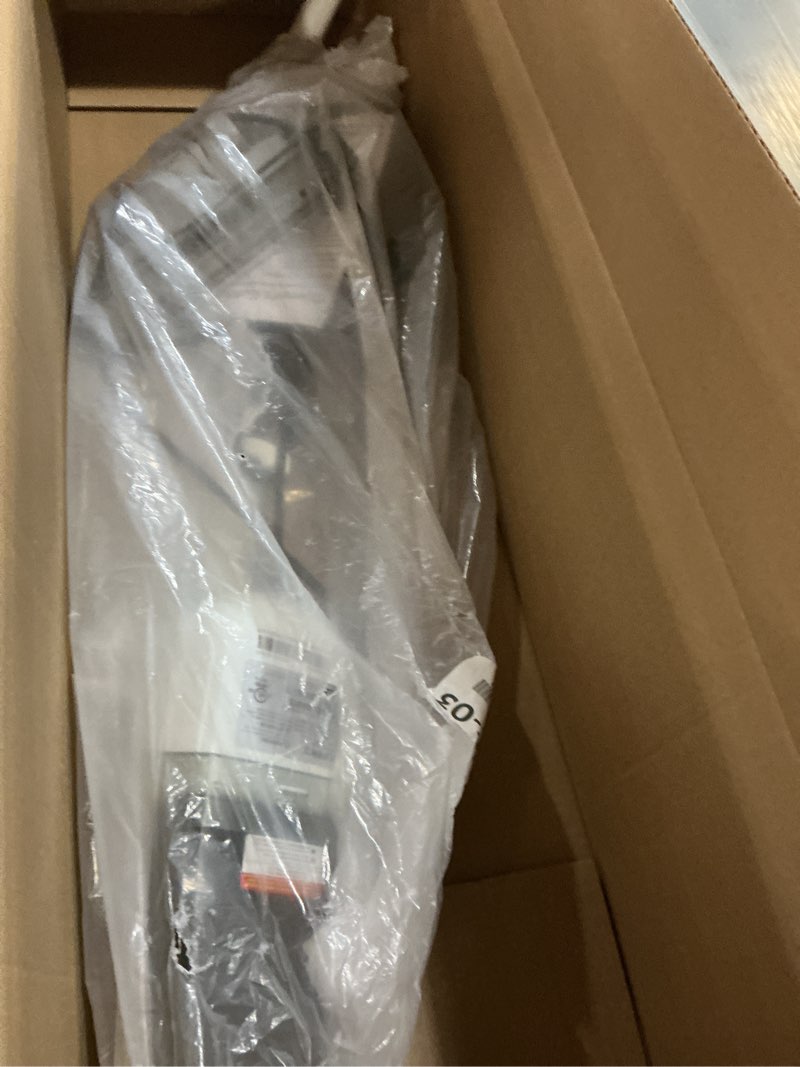 Condition photo showing As Is for eureka corded stick vacuum cleaner for home pet hair, lightweight stick vacuum cleaner with powerful suction for carpet tile and hard floor, aqua blue, 3-in-1 handheld vac nes100 3-in-1 handheld vac nes100 aqua blue