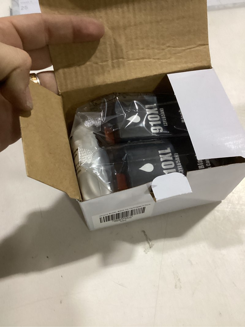 Condition photo showing New/Like New for 910XL Black Ink Cartridges Replacement for HP 910XL 910 XL Ink Cartridges Combo Pack for HP OfficeJet Pro 8010 8015 8018 8020 8022 8025 8028 8035 8030 Printer (910 Black 2 Pack)