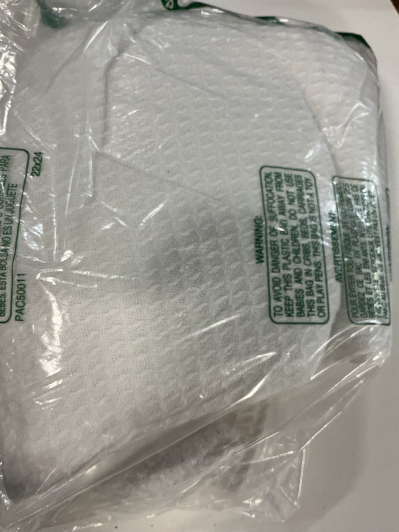 Condition photo showing Good Condition for bedsure gentlesoft 100% cotton blanket twin xl size for college dorm - cooling breathable and soft for spring summer, waffle weave twin blanket for bed, dorm room essentials, white, 66x90 inches 01 white twin xl (66" x 90")
