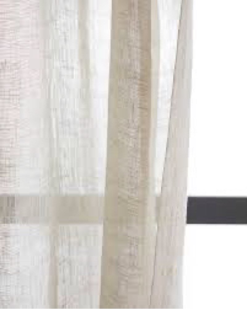 quince european linen sheer curtain fax set (set of 2)