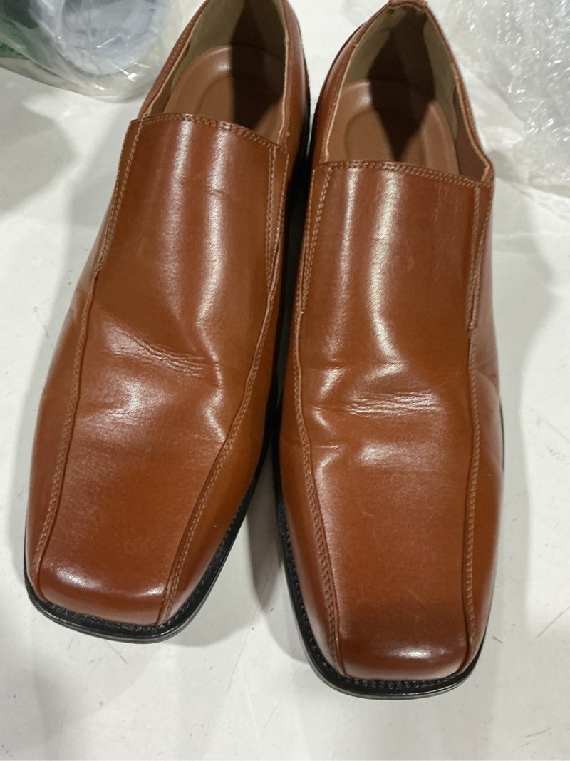 Condition photo showing Good Condition for bruno marc men's slip on dress loafers formal shoes 15 brown