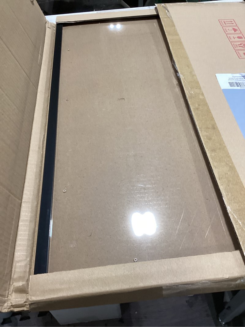 Condition photo showing As Is for LaVie Home 19.75x27.5 Picture Frame for Wall Display, 19.75x27.5 Black Picture Frame with HD Plexiglas, 19.75 x 27.5 Puzzle Frame 1 Pack, Display Frame for Vertical or Horizontal, Classic Collection