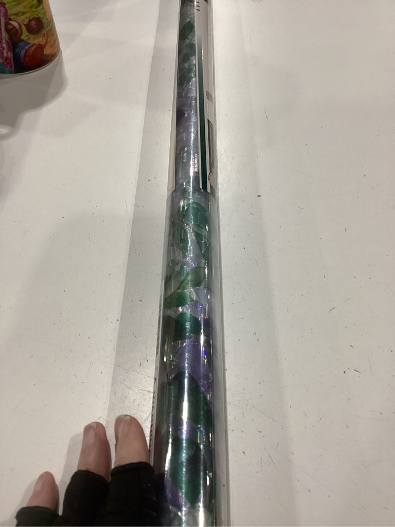 Condition photo showing New/Like New for coavas window privacy film, stained glass window film decorative, rainbow static cling windows coverings film, floral non-adhesive sun blocking decals for home bathroom door, blue, 23.6" x 78.7" 23.6 x 78.7 inch blue
