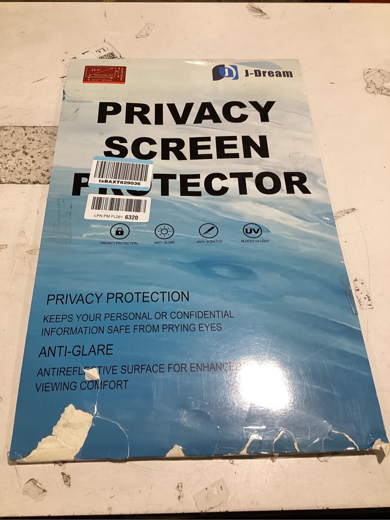 Condition photo showing Good Condition for j j-dream [2 pack] 21.5 inch privacy screen for computer monitor blue light screen protector anti glare anti-scratch monitor privacy shield screen 21.5 inch 16:9 aspect ratio 21.5 inch widescreen (16:9)