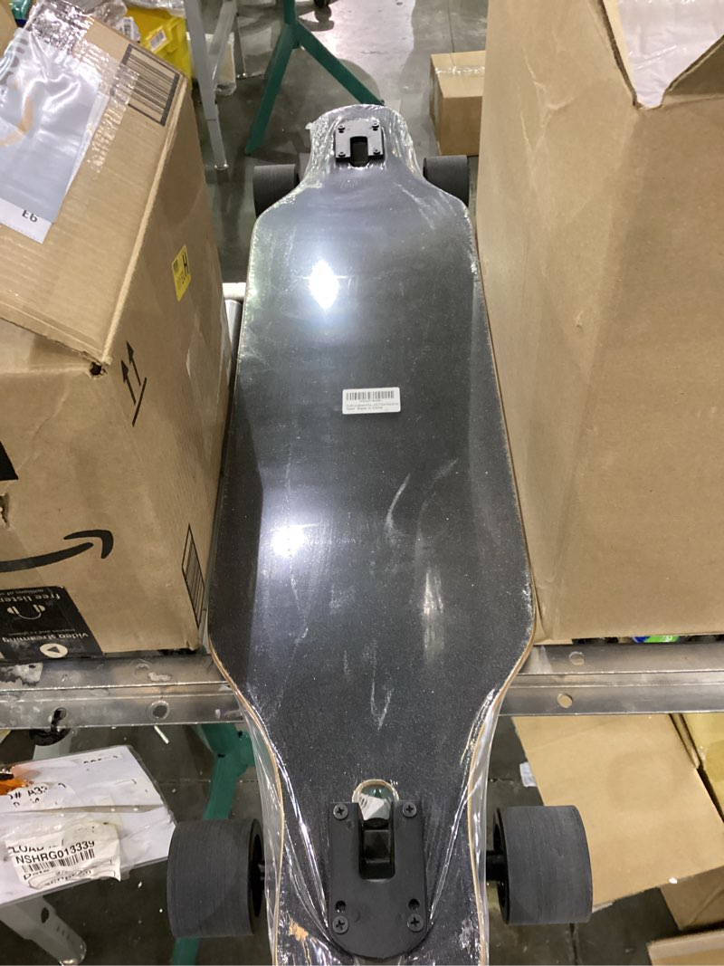 Condition photo showing New/Like New for Longboard Skateboard, 41 Inch Drop Through Longboard Complete 9-Ply Nature Maple Premium Cruiser Long Board for Adults, Teens and Kids - High-Speed Bearings & T-Tool Spaceman