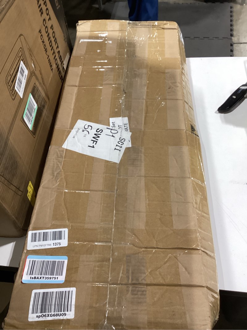 Condition photo showing Good Condition for Therwen 2 Pcs Snow Pusher Include 1 36-inch Steel Snow Pusher with Scroll Wheel 1 Retractable Shovel