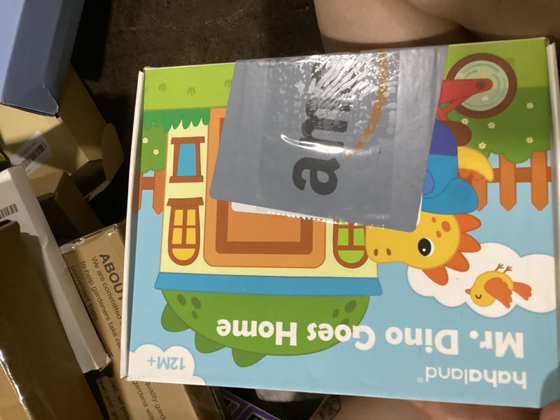 Condition photo showing New/Like New for hahaland busy book for toddlers 1-3 - montessori toys for 1 year old boy gifts, sensory toys, dinosaur soft fabric activity book for fine motor skills, educational learning travel baby toys 1 year old