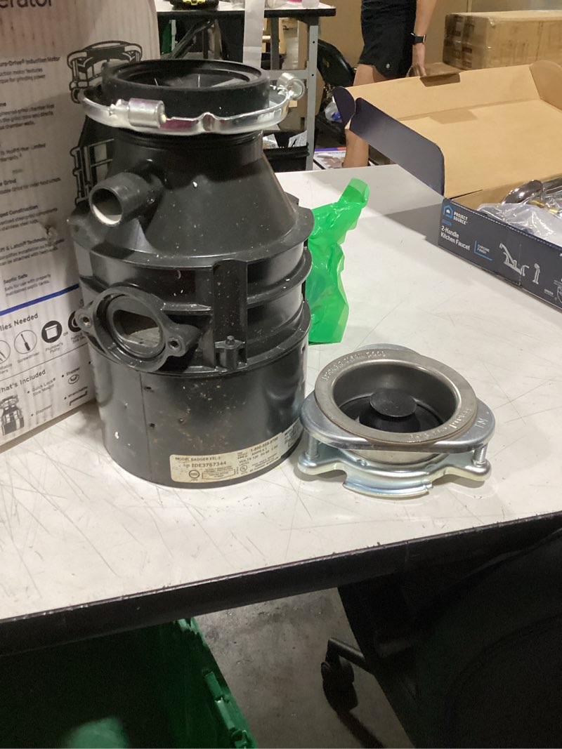 Condition photo showing Good Condition for insinkerator badger 5xl continuous feed 1/2-hp septic safe non-corded garbage disposal