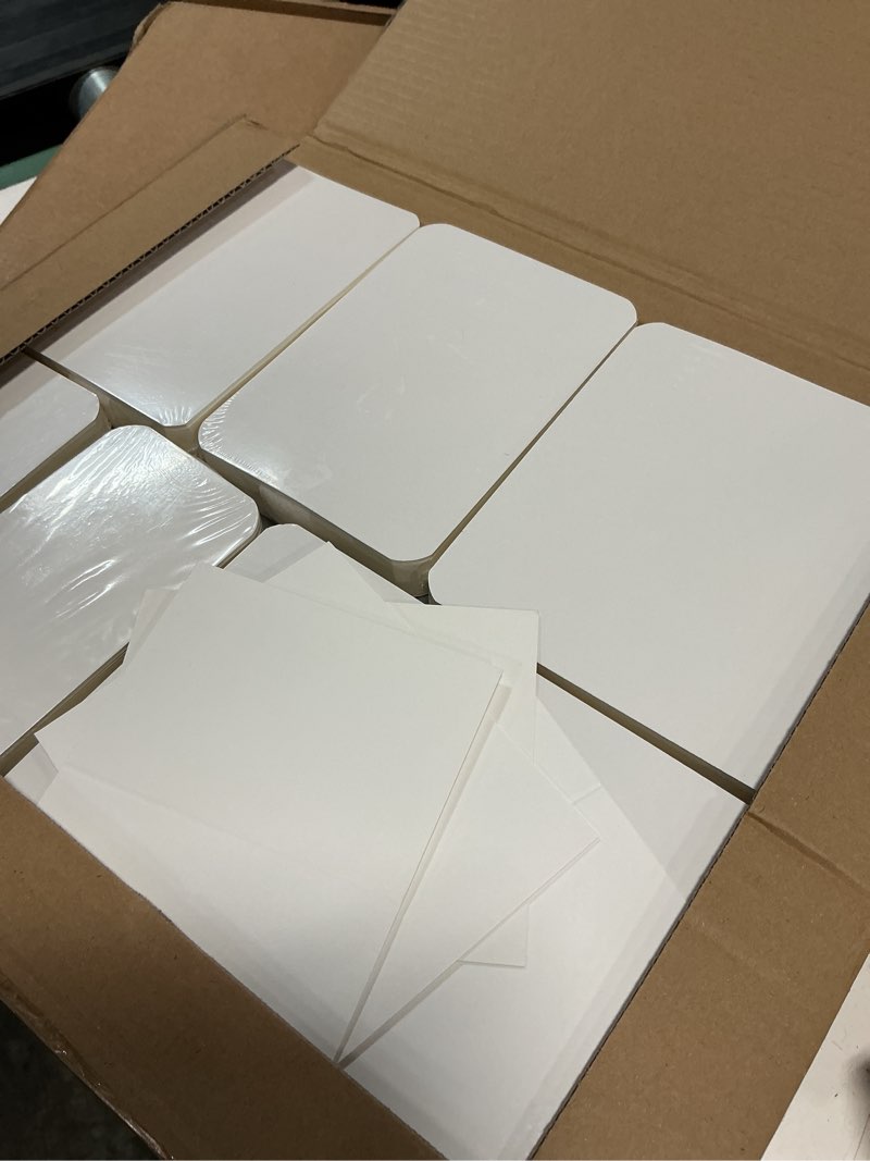 Condition photo showing Good Condition for 6pcs buffet risers, food risers for table, foldable cake display stands, tall cardboard cupcakes stand for show catering desserts jewelry wedding birthday party decoration (white)