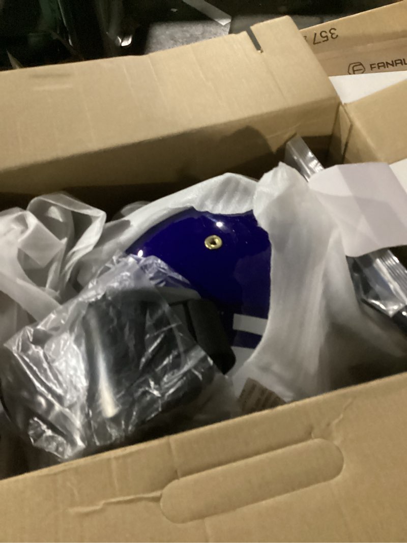 Condition photo showing Good Condition for Youth Dirt Bike Helmet DOT Certified - Full Face Motorcycle Helmet for Off-Road, ATV, Street Riding, Includes Adjustable Goggles & Protective Gloves