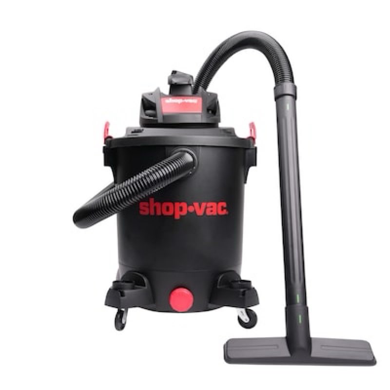 shop-vac 16-gallon 5.5 hp corded wet/dry shop vacuum with accessories included