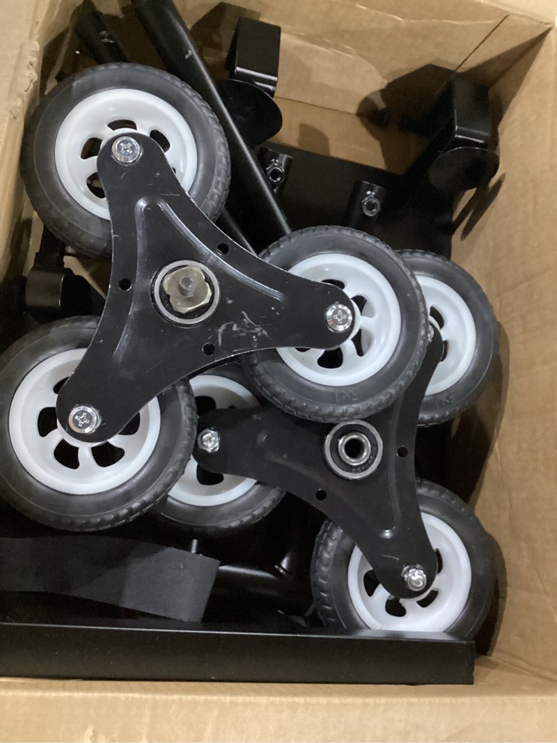 Condition photo showing Good Condition for augfir plant stair climbing dolly, 198 lbs heavy duty plant caddy with wheels, hand truck plant dolly cart on wheels for moving planters pots and household objects