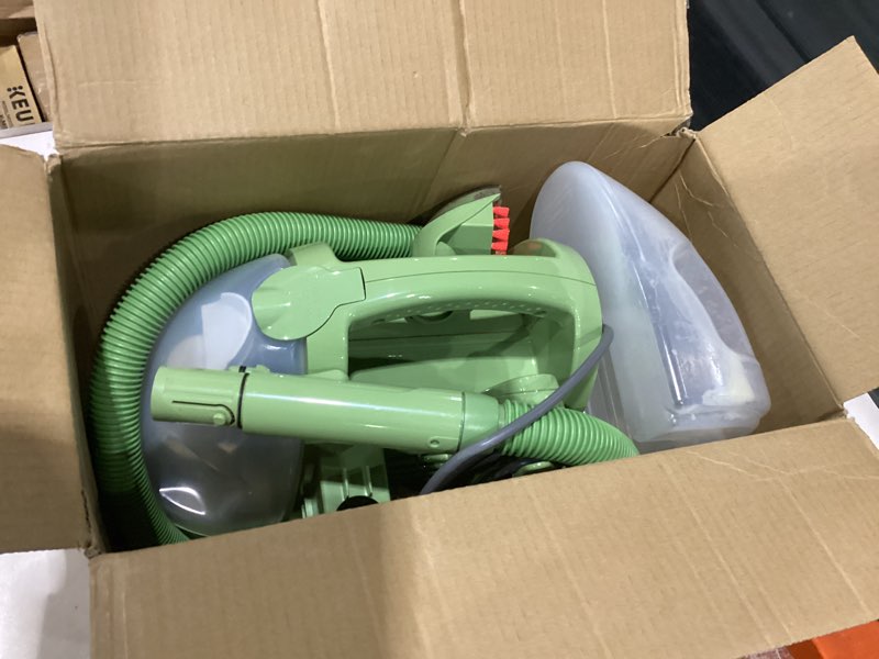 Condition photo showing As Is for BISSELL Little Green Multi-Purpose Portable Carpet and Upholstery Cleaner, Car and Auto Detailer, with Exclusive Specialty Tools, Green, 1400B