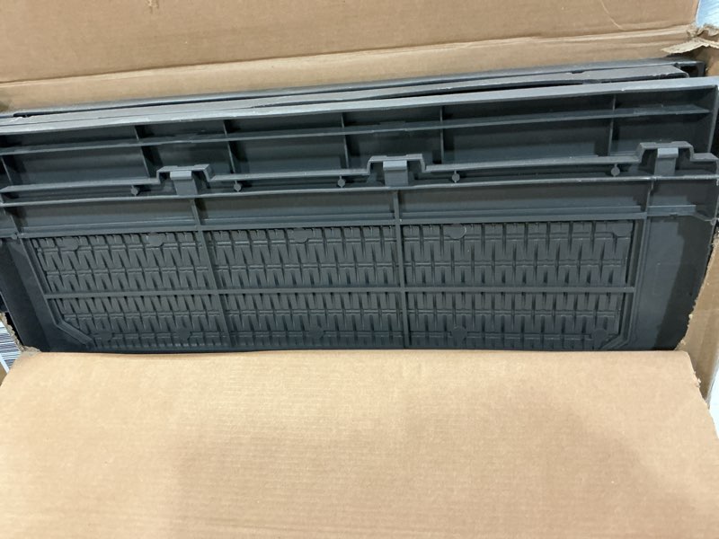 Condition photo showing Good Condition for yitahome 100 gallon large deck box, outdoor resin storage boxes for patio furniture, outdoor cushions, garden tools, water resistant and lockable dark gray 100 gallon