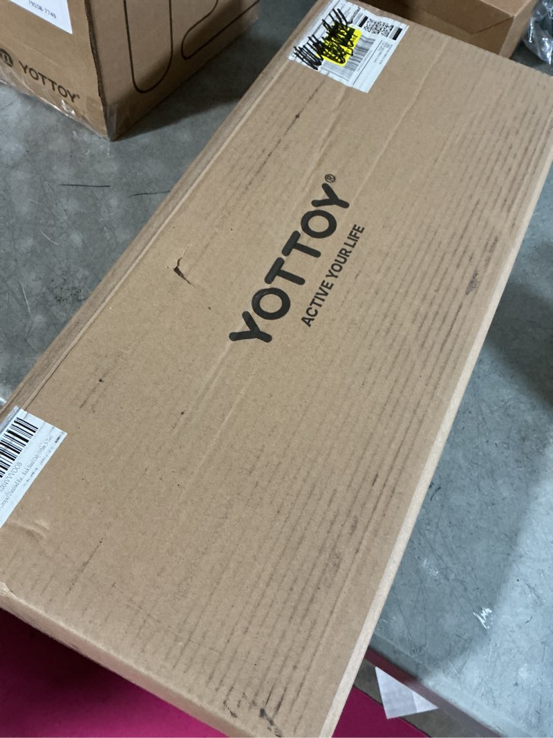 Condition photo showing New/Like New for yottoy compact dumbbell rack-weight rack for home gym, sturdy weight holder for dumbbells, small weight rack for weights & dumbbell rack stand only white 5-tier