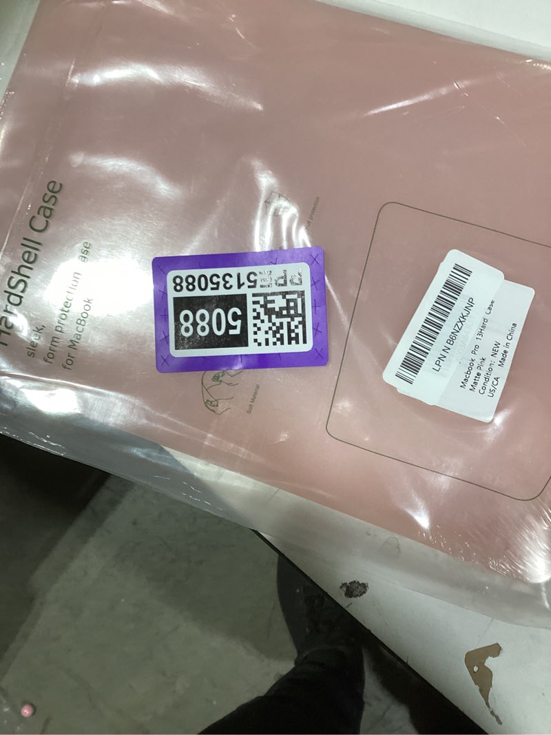 Condition photo showing Good Condition for eoocoo case compatible with macbook pro 13 inch m2 2024 2023 2022-2016 release m1 a2338 a2289 a2251 a2159 a1989 a1706 a1708 protective hard case with keyboard cover, screen protector, matte pink
