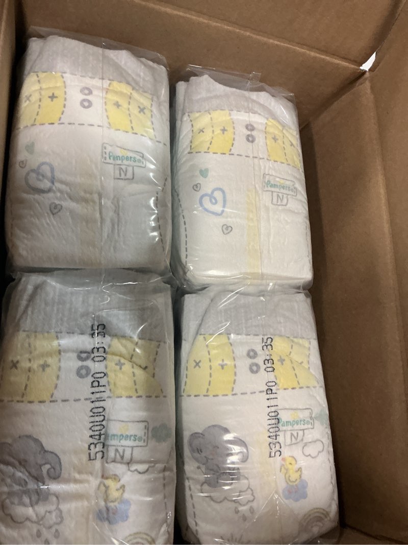 Condition photo showing New/Like New for Pampers Swaddlers Diapers, Size 0 (up to 10 lbs), 84 Count, Absorbent, Keeps Baby Dry and Comfortable, Skin Safe Disposable Baby Diaper (Packaging May Vary) Newborn 84