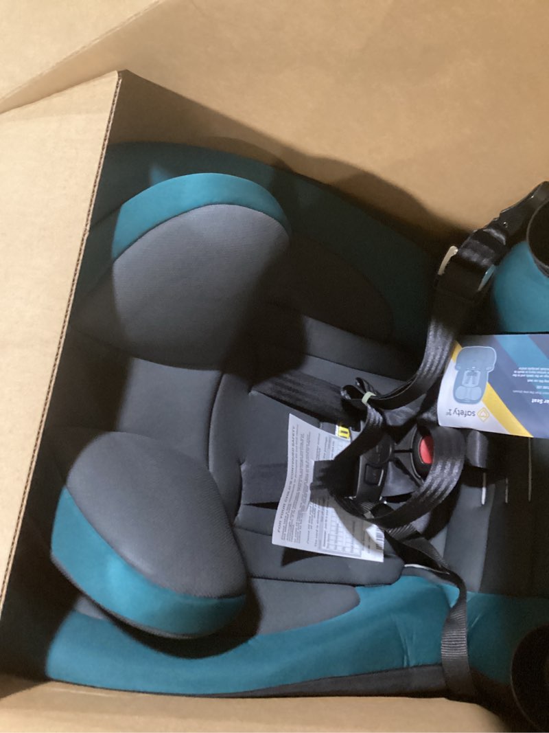Condition photo showing Good Condition for Safety 1st Ellaris 3-in-1 Convertible Car Seat, Slim Fit Design, Rear & Forward-Facing, 5-Position Headrest, 3-Across Fit, Travel-Friendly with Machine-Washable Seat Pad, Peacock Blue