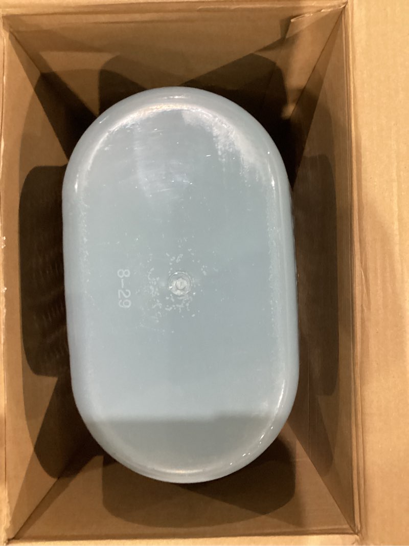 Condition photo showing As Is for Nuogo 10 Pack Plastic Basket with Handles Multicolor Oval Carry Totes Potable Multipurpose Reusable Toiletry Storage Organizer Basket for Home Bathroom Dorm Communal Showers School