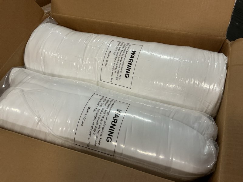 Condition photo showing New/Like New for Beckham Hotel Collection Bed Pillows Standard/Queen Size Set of 2 - Original Soft Down Alternative Pillow for Sleeping - Soft Support for Back, Stomach or Side Sleepers Queen / Standard White