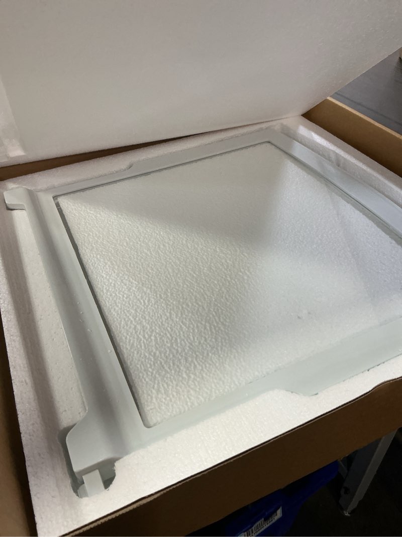 Condition photo showing New/Like New for w10276348 glass shelf compatible with whirlpool refrigerator - wpw10276348?w10276344?ap6018411, ps11751713