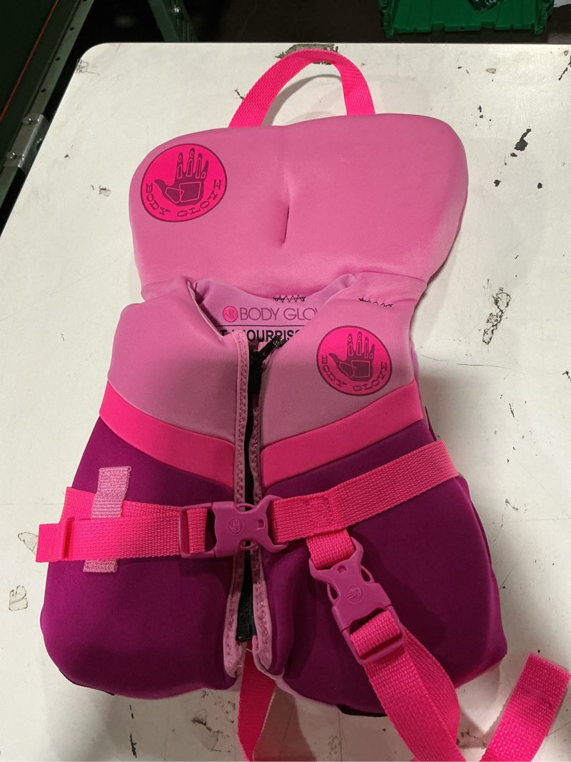 Condition photo showing Good Condition for body glove infant's neoprene pfd life jacket and vest, girl, 20-30 lbs., pink