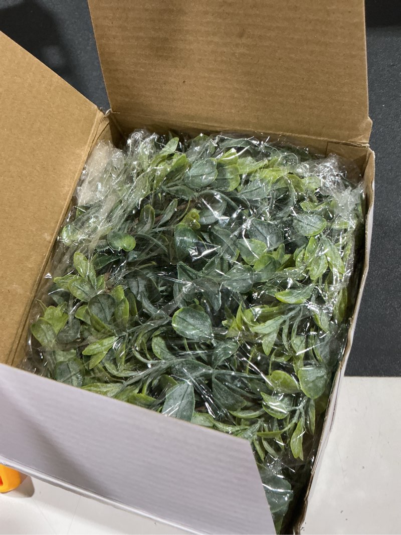 Condition photo showing New/Like New for waydress 4 pieces candle rings artificial eucalyptus leaves wreaths small boho wreaths rings pillar candle holder for wedding home door tabletop decoration pebble eucalyptus leaf