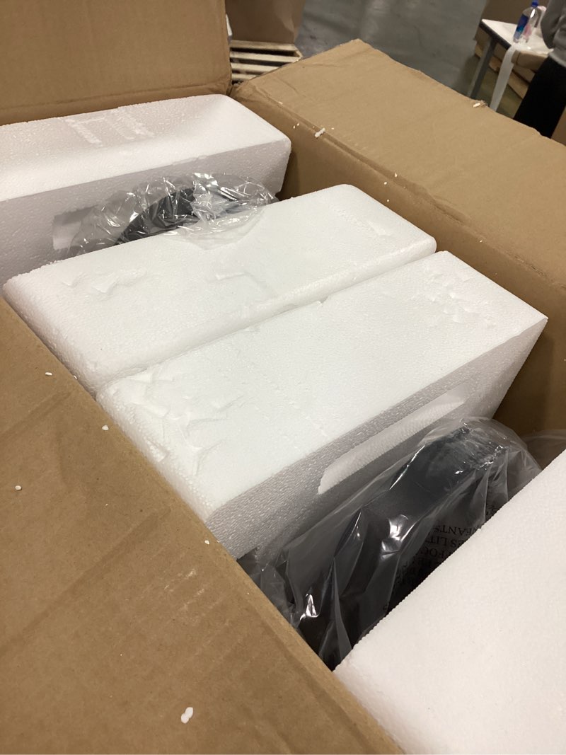 Condition photo showing Good Condition for 2 Packs Darkaway Outdoor Lights Fixtures Wall Mount, Large 22inch Outdoor Wall Sconce Lights with Seeded Glass Waterproof Outside Exterior Lights Fixture for House Front Porch Patio ?Large, Black? Black-Seeded Glass 22\\\\\\\"