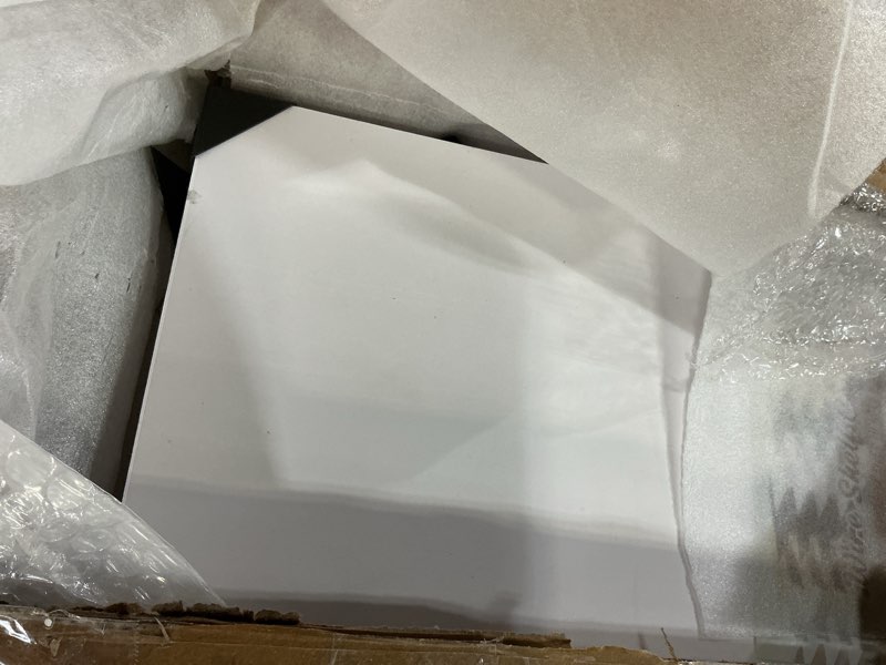Condition photo showing As Is for 5 Pcs Wire Rack Covers 24x12x3 inch PVC Pantry Shelf Cover 0.31 inch Thick Removable Closet Wire Rack Shelf Covers,Decoration Kitchen Bathroom Office Shelving(Walnut Color,24x12x3 inch) Walnut Color 24x12x3inch white 