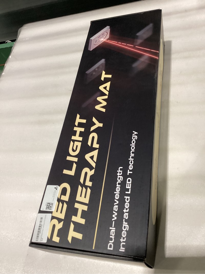 Condition photo showing New/Like New for Red Light Therapy Mat for Body, 60''x 24'' Red Light Therapy Pad with Controller, 540pcs 2 in 1 LEDs