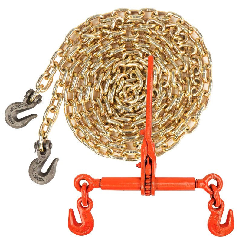3/8" X 20' CM® Grade 70 Transport Chain And Binder Kit | Made In USA