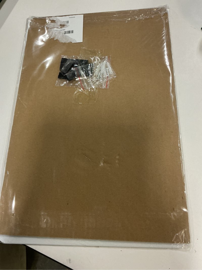 Condition photo showing Good Condition for White Magnetic Board,17.5" x 11.4" Magnet Bulletin Board to Display Magnetic Notes, Poetry, Photos, Suitable for Wall, Refrigerator, Cabinet etc, Come with 4 Pcs Dual Lock Tape and Screws White 1 Pack (17.5" x 11.4")