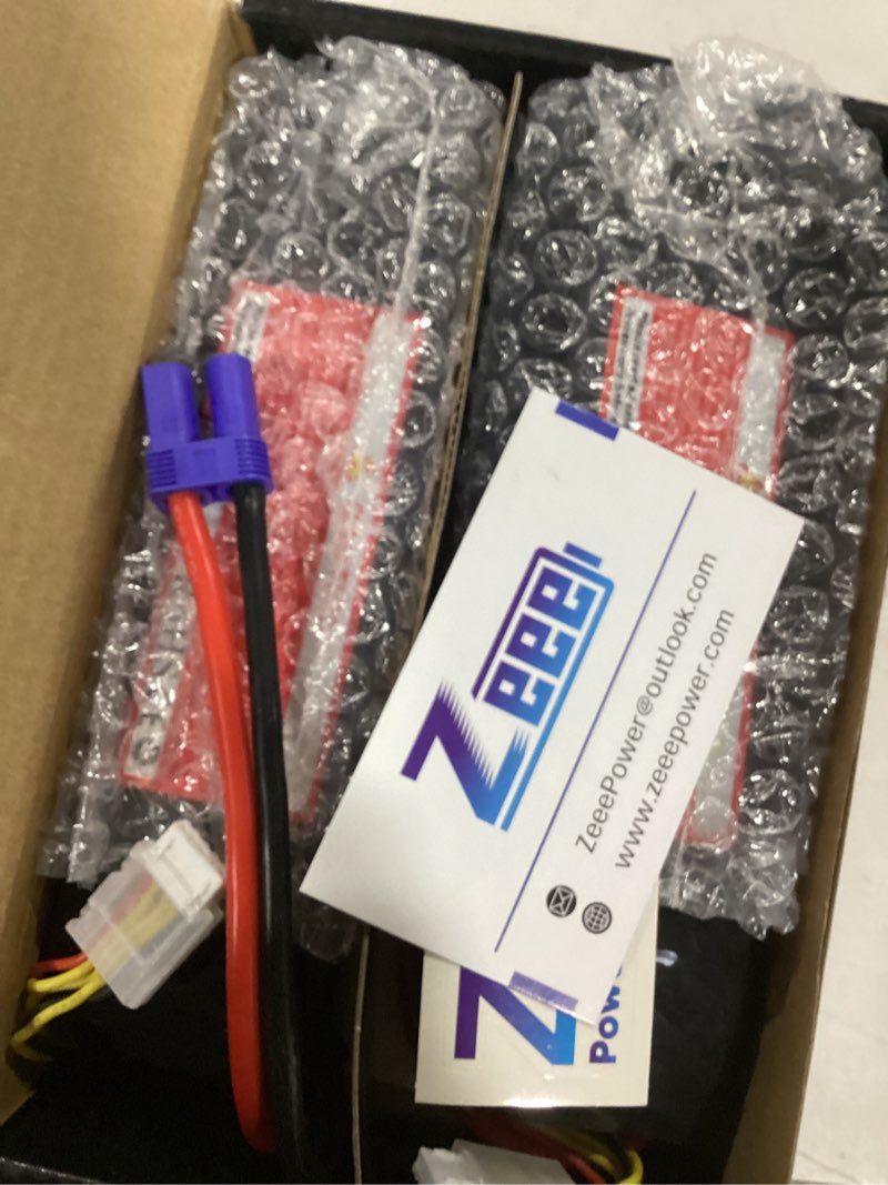 Condition photo showing Good Condition for Zeee 4S Lipo Battery 9000mAh 14.8V 100C Soft Case RC Battery EC5 Connector with Metal Plates for RC Car Truck Tank Racing Models (2 Pack)