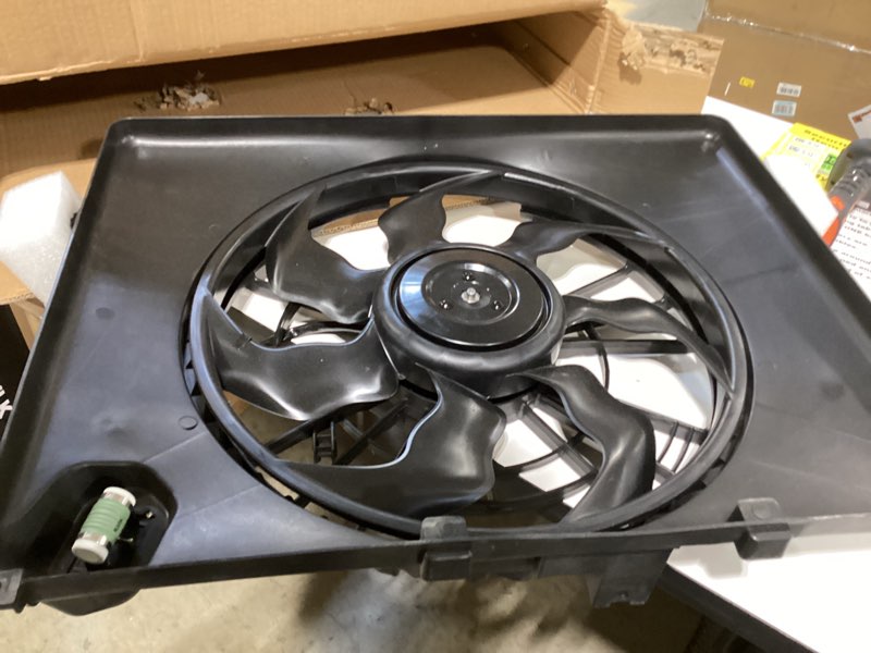621-477 Engine Radiator Condenser Cooling Fan Assembly for Hyundai Sonata 2.4L 2011 2012, for Kia Optima 2.4L 2011 2012 2013 2014 253803Q170,253803R170 DYHA-5-088 KI3115136 622630