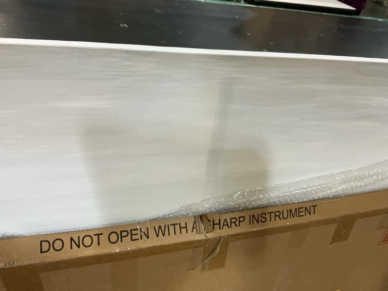 Condition photo showing New/Like New for train2 art abstract wall art painting wall decor large artwork textured blue and white sea background canvas wall art for living room bedroom home decor 28"x57" blue and white 2 57"l x 28"w