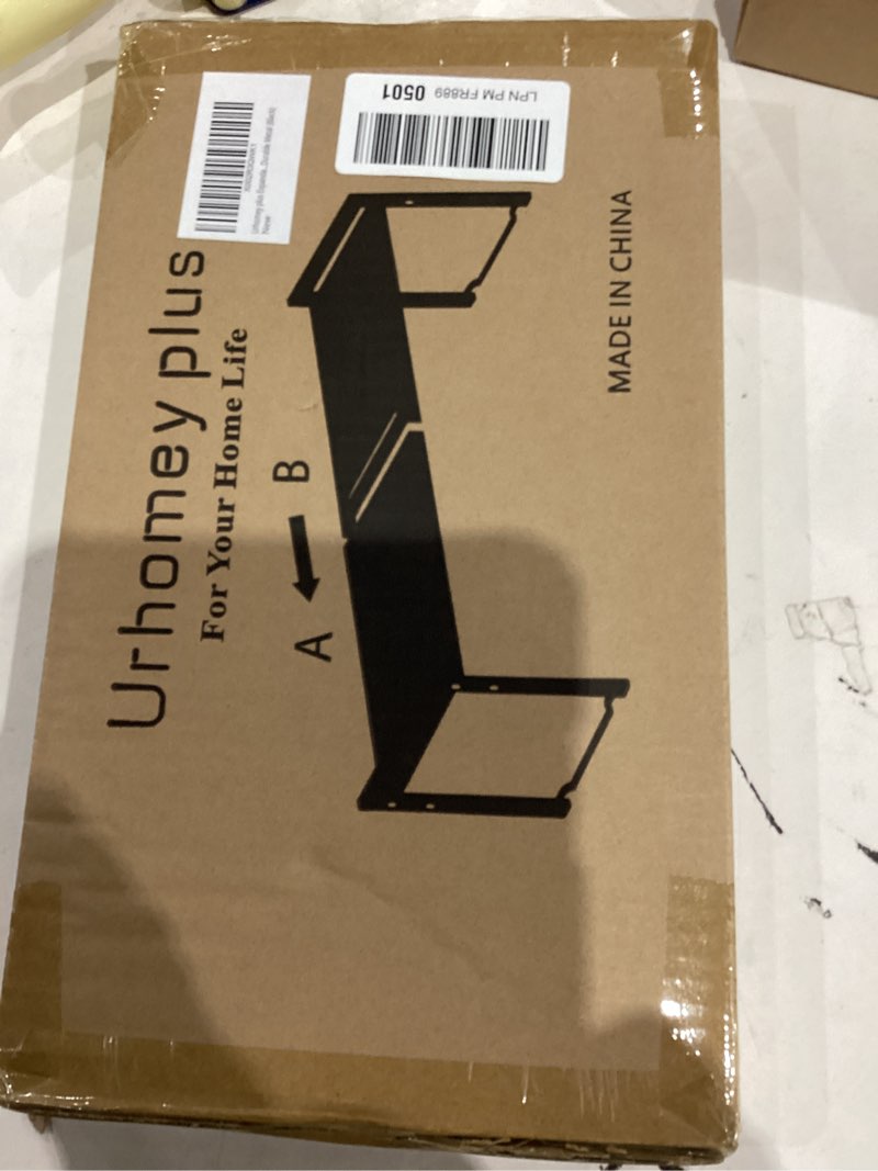 Condition photo showing New/Like New for Expandable Cabinet Shelf Organizer 16-26" L Stackable Kitchen Counter Shelf Rack Sink Riser Countertop Storage Black (Normal 7.9”D) Black - 1 Pack 7.9”D (normal)