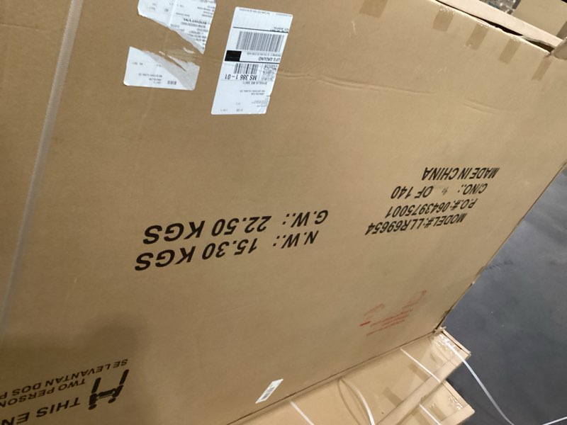 Condition photo showing As Is for Lorell Magnetic Dry-Erase Board, 8 by 4-Feet, Silver/Ebony 96"W x 48"H