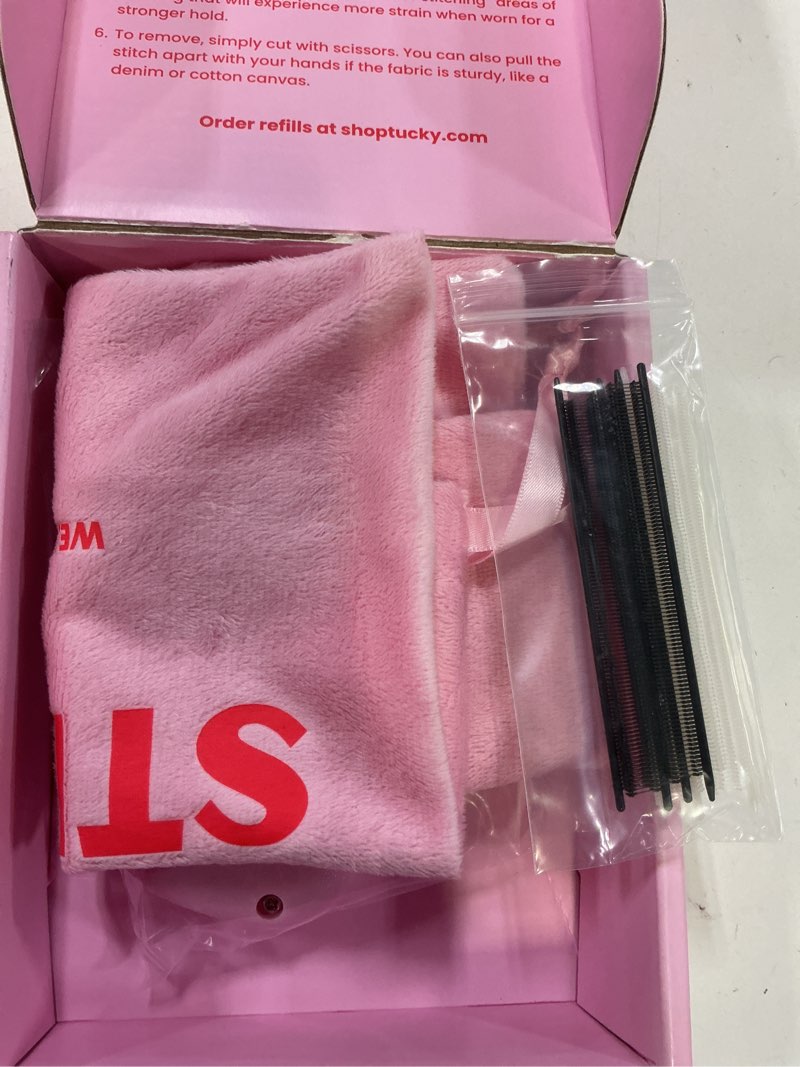 Condition photo showing Good Condition for stitchy no-sew hemming tool- easy, portable, professional-grade tagging gun for quick, temporary hems on pants, skirts, dresses, and sleeves