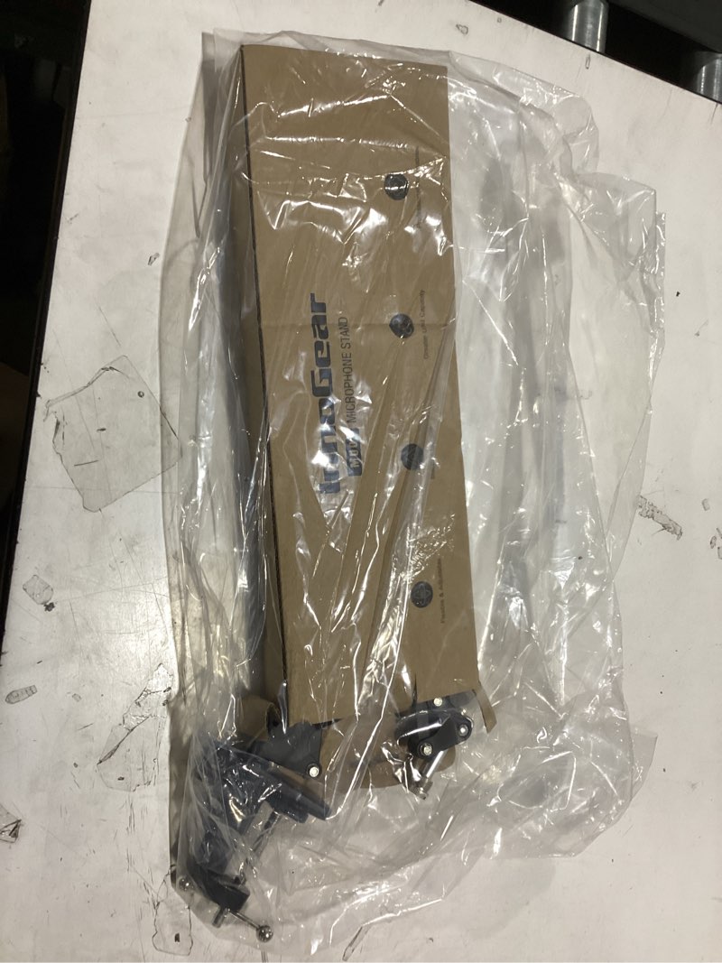 Condition photo showing As Is for innogear boom arm microphone mic stand for blue yeti hyperx quadcast solocast snowball fifine shure sm7b and other mic, black black standard mic arm