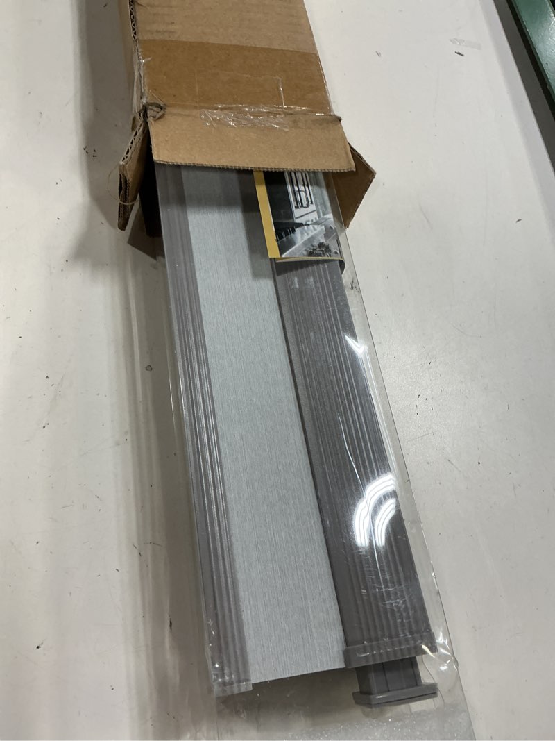 Condition photo showing Good Condition for boolegon no drill cellular shades for indoor windows,noise reducing & thermal insulating honeycomb blinds,cordless free stop blackout blinds easy to install,21" w x 48" h,blackout grey blackout light gray 21"w x 48"h