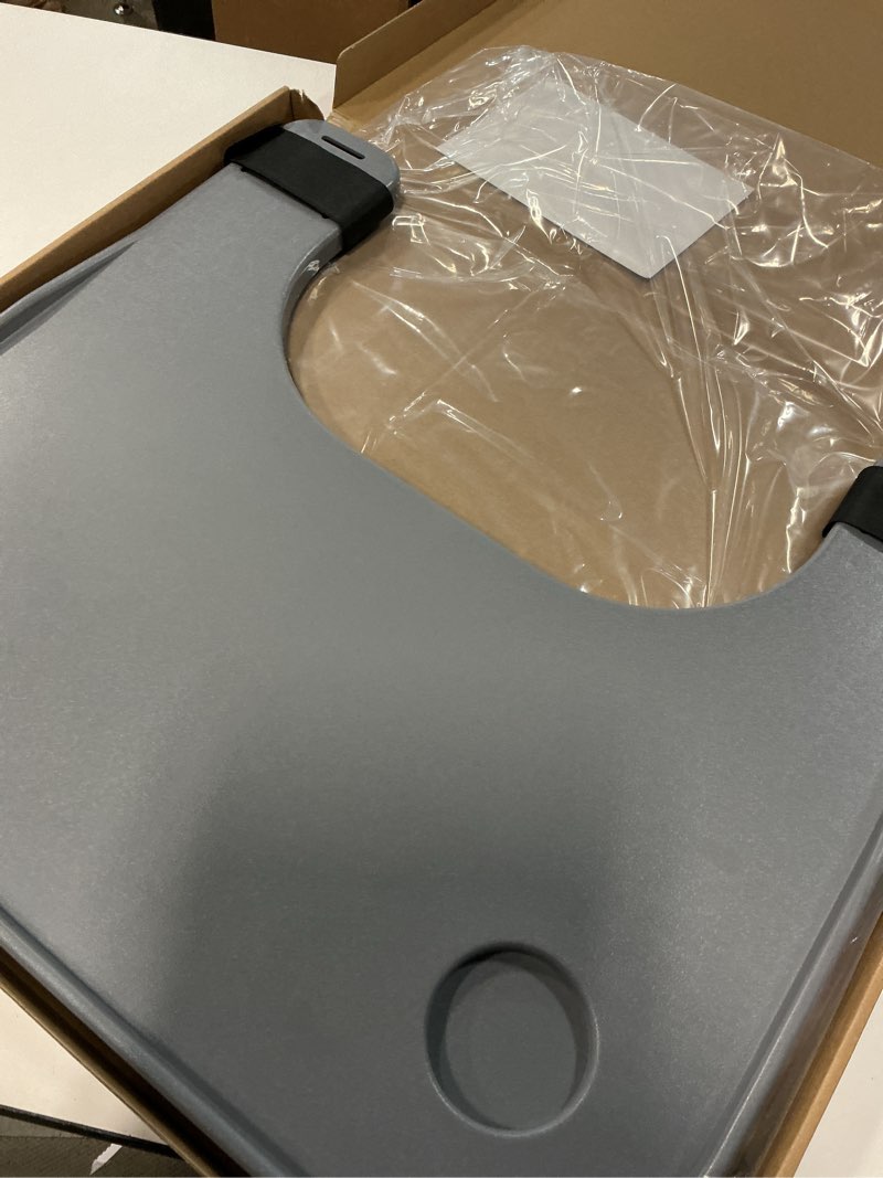 Condition photo showing Good Condition for Wheelchair Tray Table - Removable Wheelchair Desk Lap Board Eating Aid for Nursing Patient, Fits Wheelchair Arms of Distance 18" - 20" (Grey)