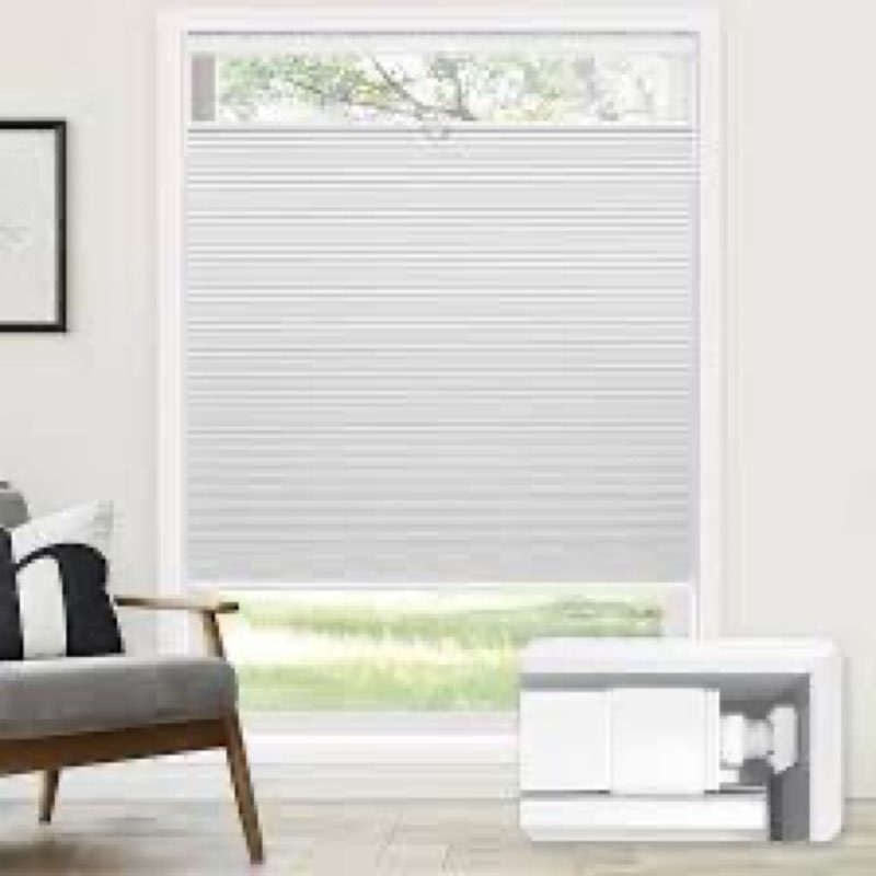 No tools no drill cordless cellular shades