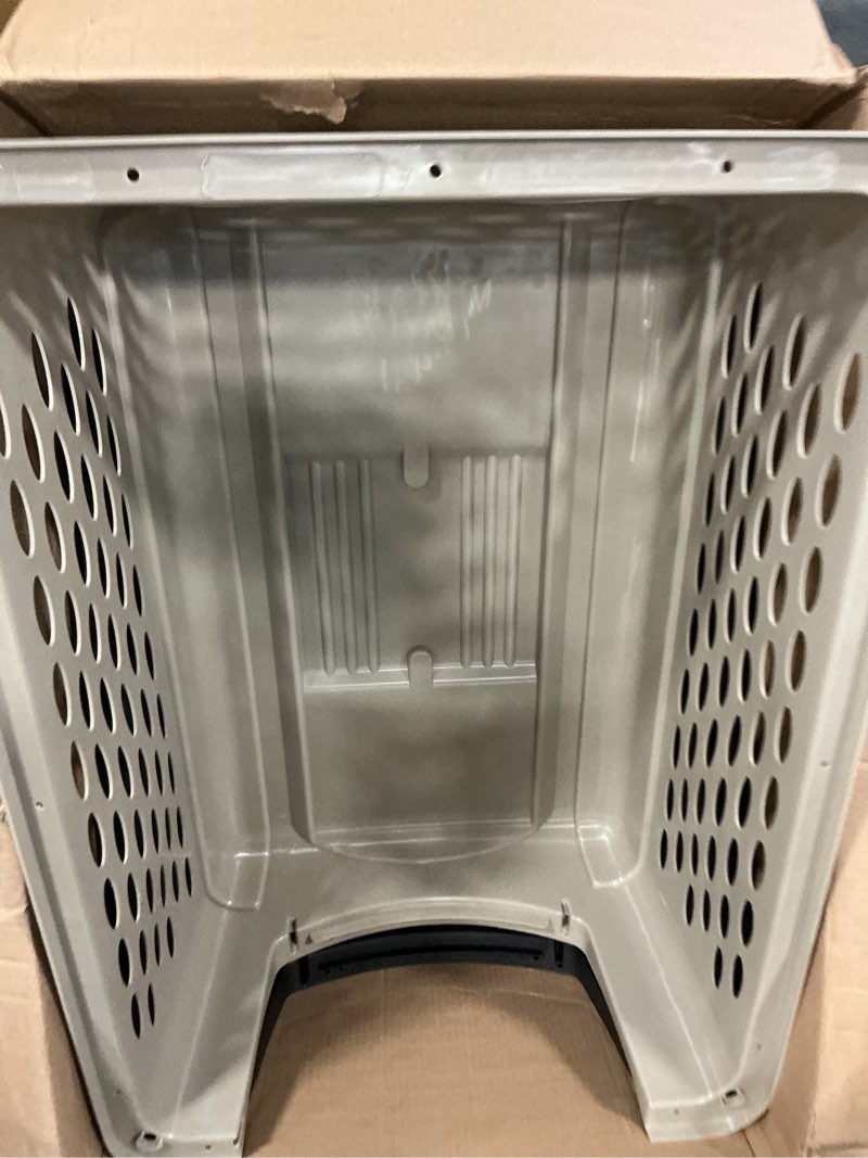 Condition photo showing Good Condition for Petmate Vari Dog Kennel - Portable Dog Carriers & Crates for Large Dogs, Airline-Friendly, Durable Plastic, Pet Carrier For Home and Travel, 36 Inches, Taupe and Black 36.0"L x 25.0"W x 27.0"H Kennel Only