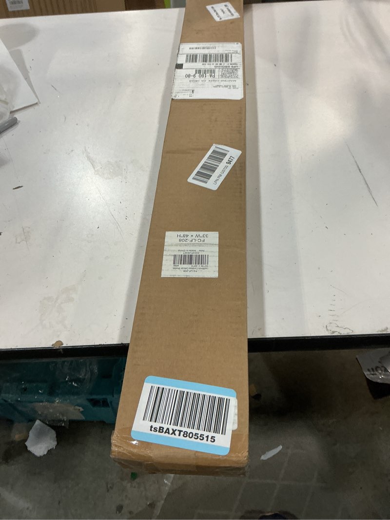 Condition photo showing New/Like New for lazblinds cordless cellular shades, light filtering honeycomb shades for home, thermal insulation noise reduction blinds for windows, 33'' w x 48'' h, white light filtering-white 33'' w × 48'' h