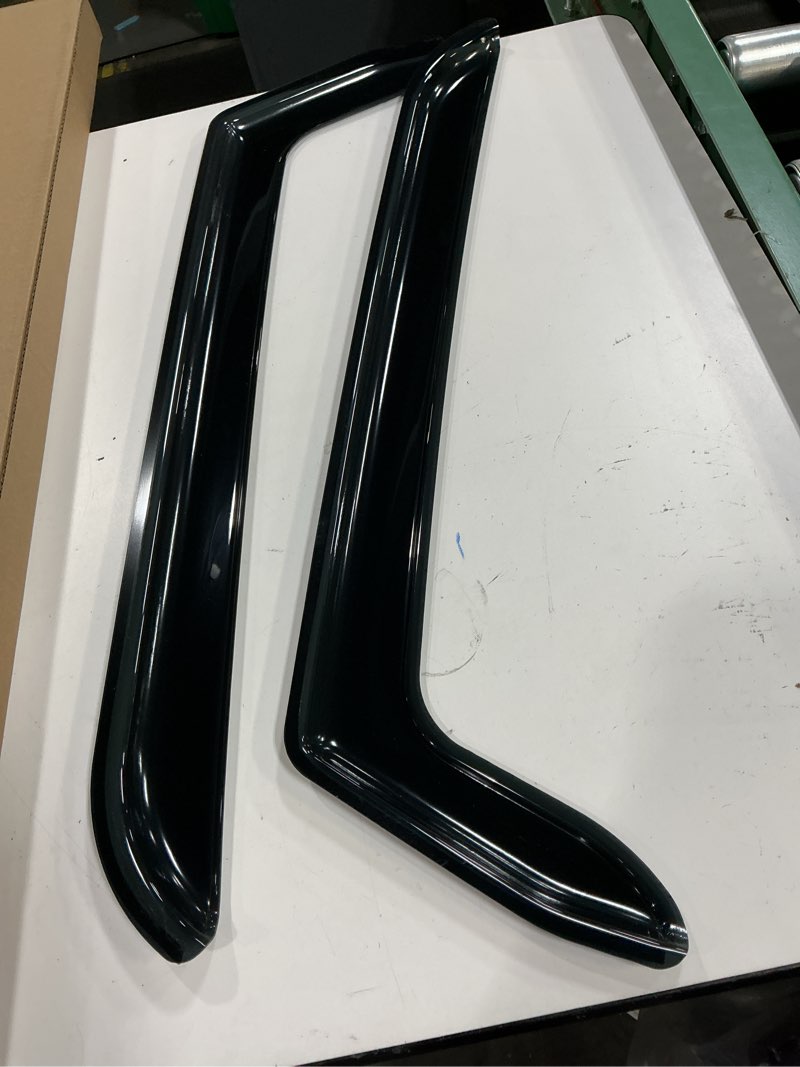 Condition photo showing Good Condition for lightronic extra durable clip-on in-channel auto vent window visor, fits 1997-2006 jeep wrangler (tj) 2-doors, uv protection rain guard, original wind deflector, no-drill install, dark smoke, 2-pcs
