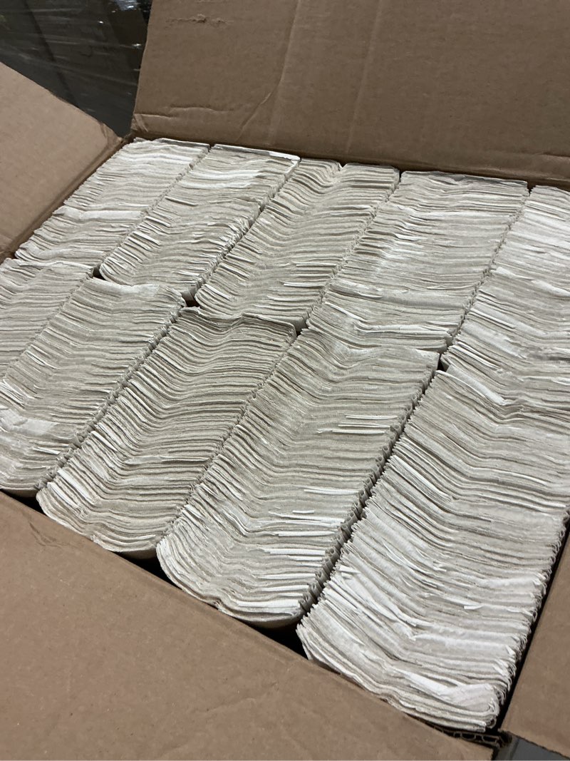 Condition photo showing Good Condition for pacific blue basic‚ c-fold paper towels by gp pro, white, 20603, 240 towels per pack, 10 packs 2,400 paper towels