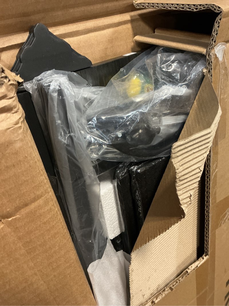 Condition photo showing Good Condition for Huuger 9 Drawer Dresser, 47 Inch Dresser TV Stand for 50, 55 Inch TV, Entertainment Center with Drawers, Fabric Chest of Drawer for Bedroom, Closet, Black Black 11.7"D x 47.2"W x 26.8"H (9 Drawers)