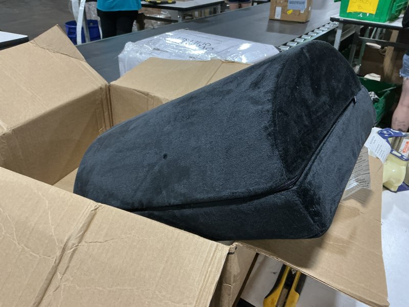 Condition photo showing Good Condition for comfilife foot rest for under desk at work – adjustable height memory foam foot stool for under desk, office chair & gaming chair – ergonomic footrest for back & hip pain relief (black) black classic