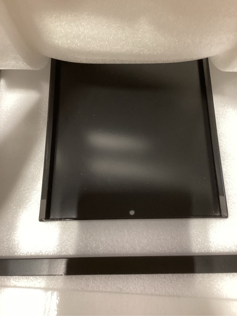 Condition photo showing As Is for YIYO Sign holder floor stand, heavy Duty Pedestal poster stand for display,22×28 inch slide-in double sided poster sign holder floor standing Display Advertising (22×28)